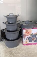 Bosch 11pc Cookware with Silicone lid covers - Image 4
