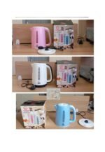 Eurochef plastic electric kettle 2.3 liters 
1500 Watts.
Cordless 360-degree rotational base - Image 2